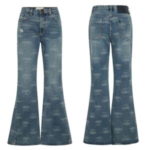 One Teaspoon Medusa Marines Extreme Flare Jeans Size 26